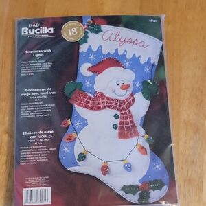 Bucilla Felt Christmas Stocking 18 Inch Kit...unopened  NEW